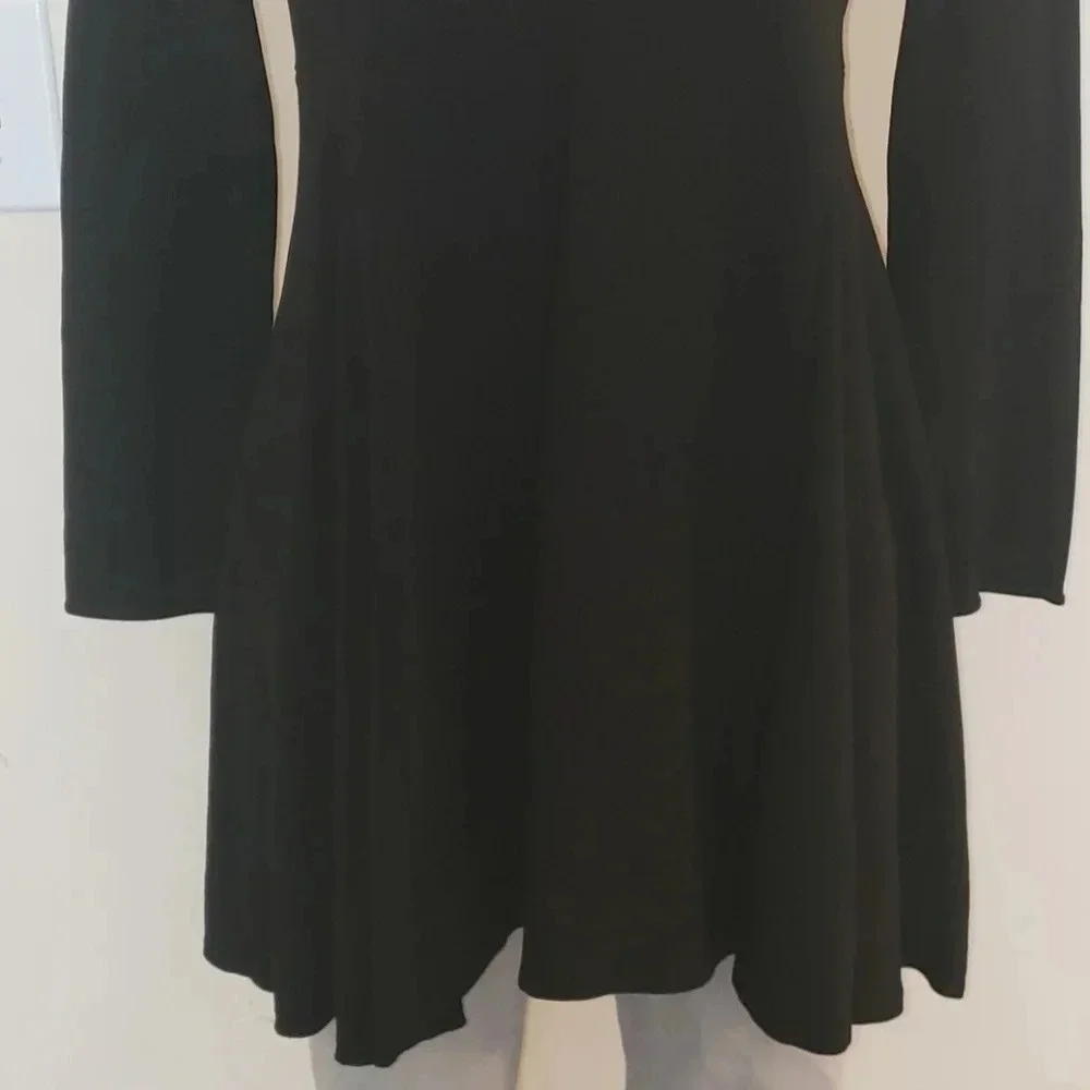 Zara Woman Black Asymmetrical Tunic